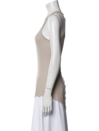Rick Owens Scoop Neck Sleeveless Top