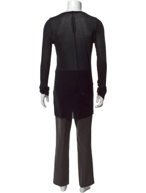 Rick Owens Scoop Neck Long Sleeve T-Shirt