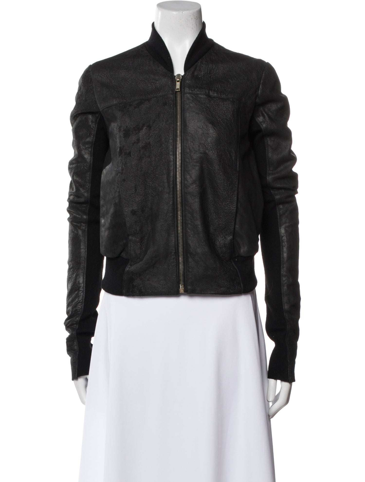 Rick Owens Leather Biker Jacket