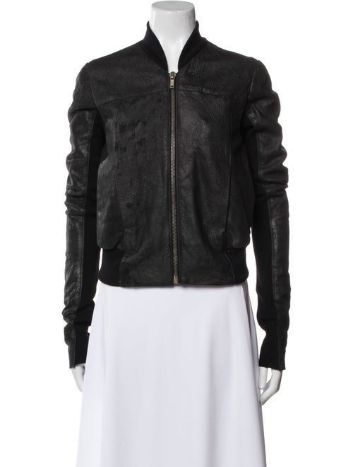 Rick Owens Leather Biker Jacket
