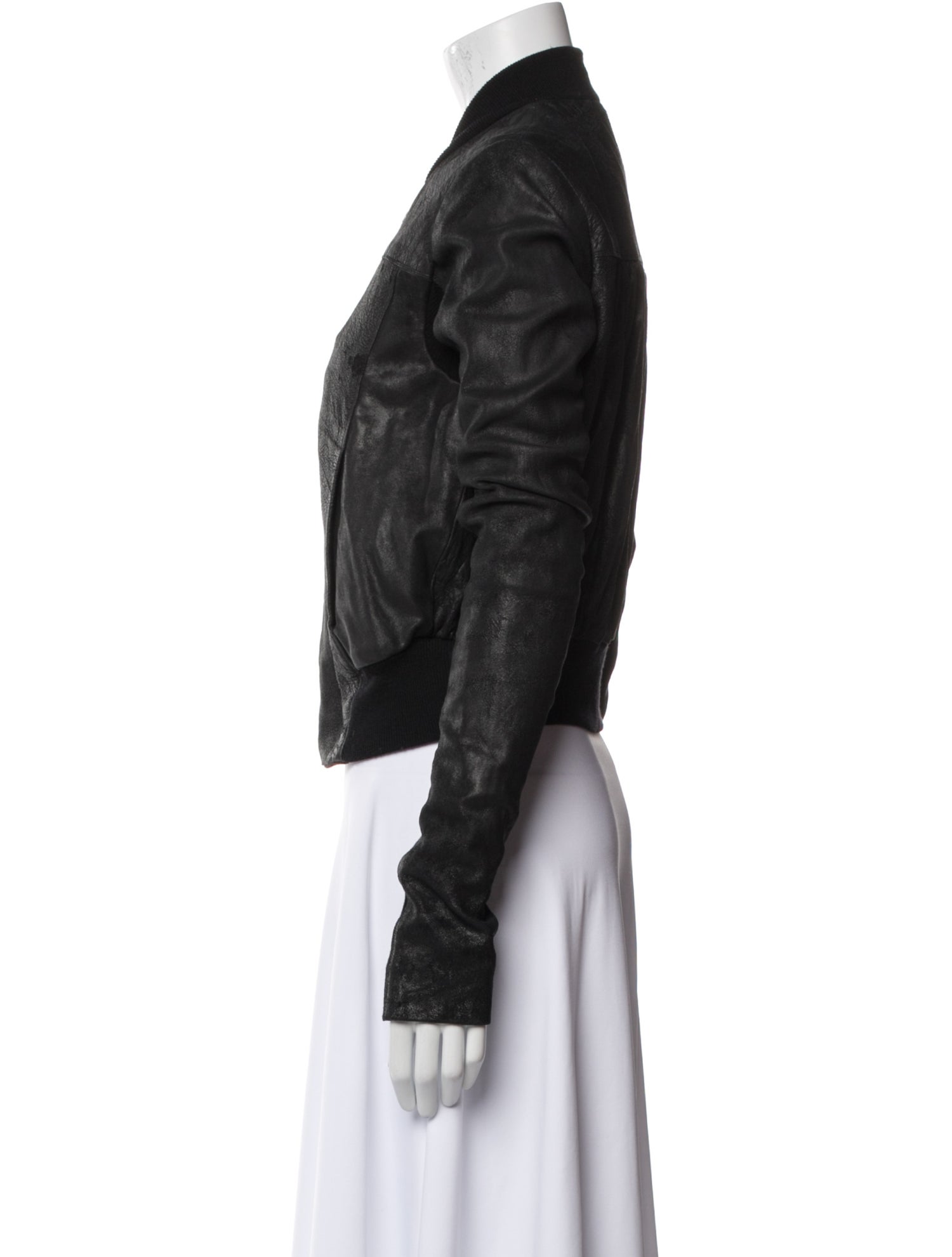 Rick Owens Leather Biker Jacket