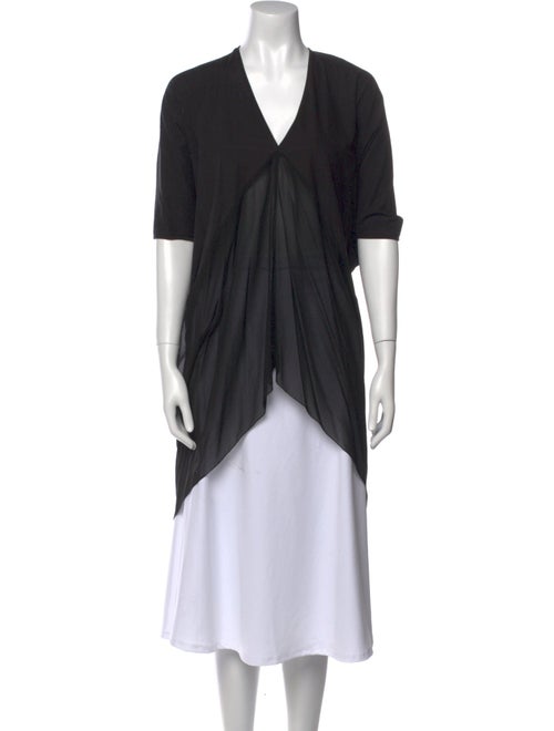 Rick Owens V-Neck Short Sleeve Tunic