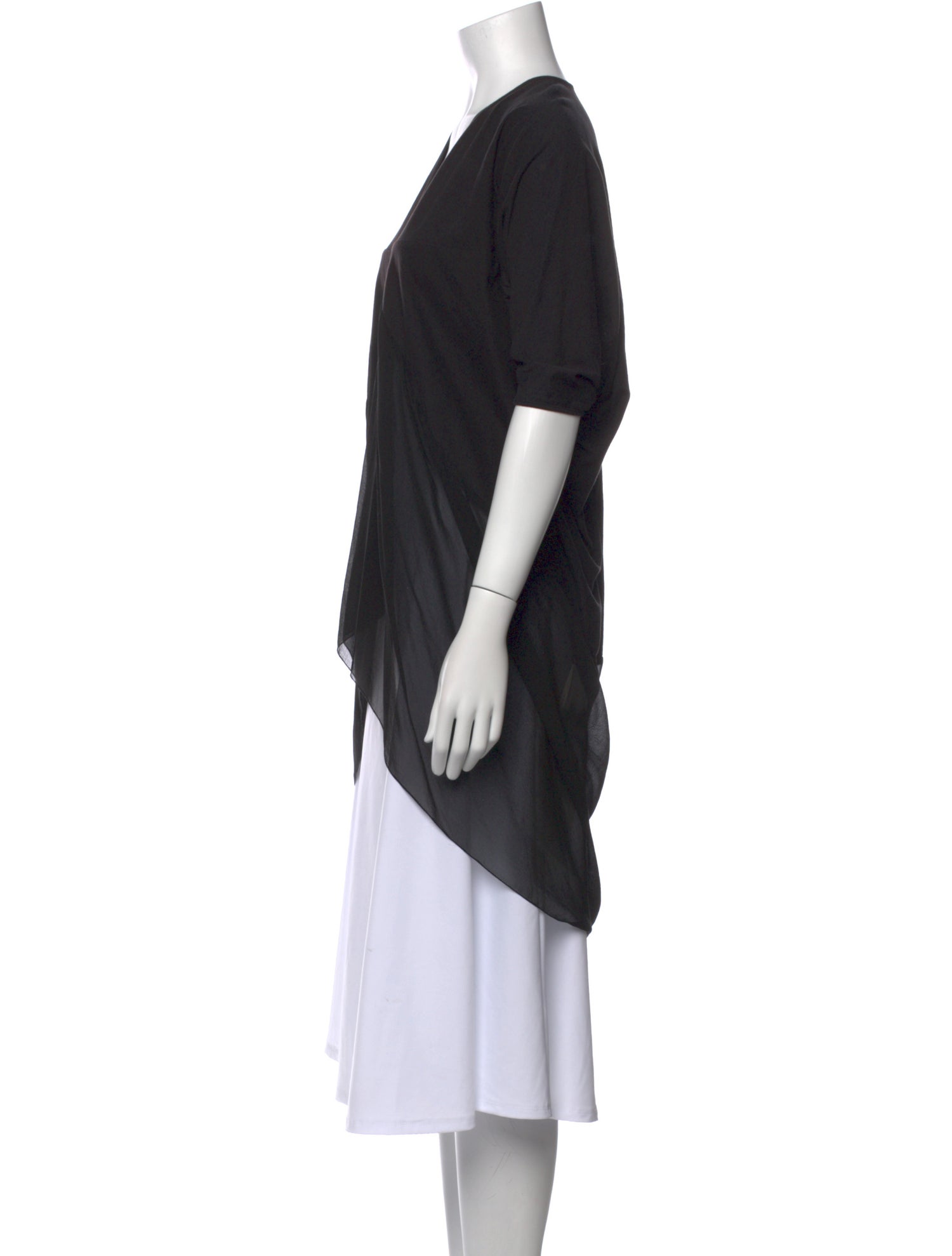 Rick Owens V-Neck Short Sleeve Tunic