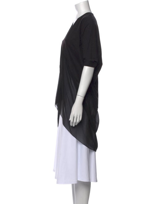 Rick Owens V-Neck Short Sleeve Tunic