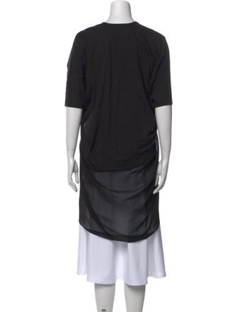 Rick Owens V-Neck Short Sleeve Tunic