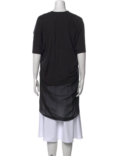 Rick Owens V-Neck Short Sleeve Tunic