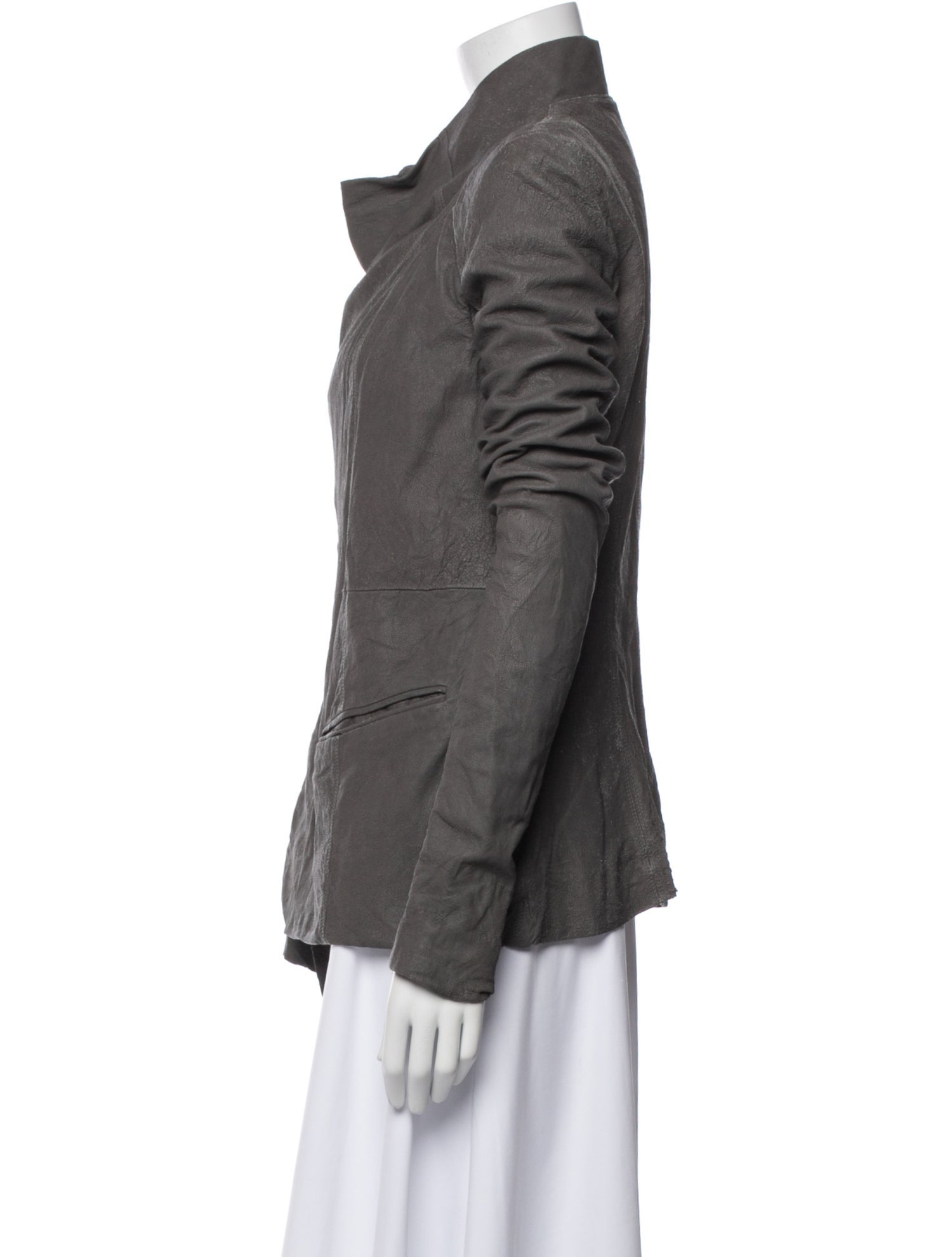 Rick Owens Leather Utility Jacket