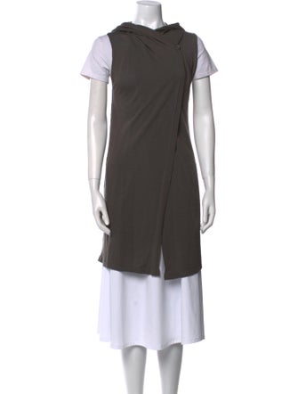 Rick Owens Wool Cowl Neck Sweater