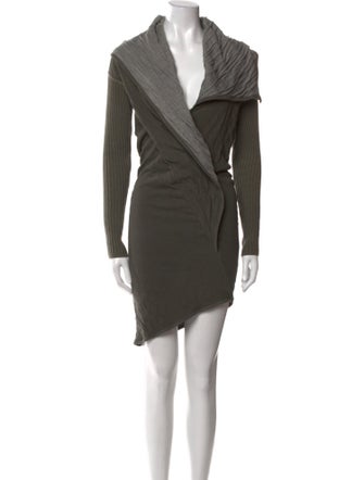 Rick Owens V-Neck Knee-Length Dress