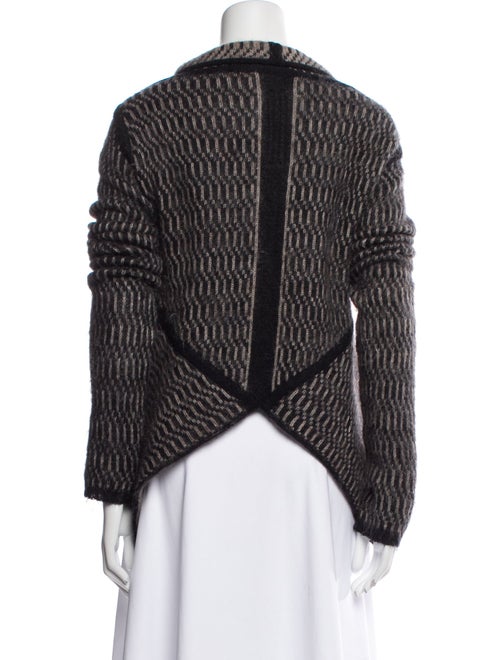 Rick Owens Striped Open Front Sweater