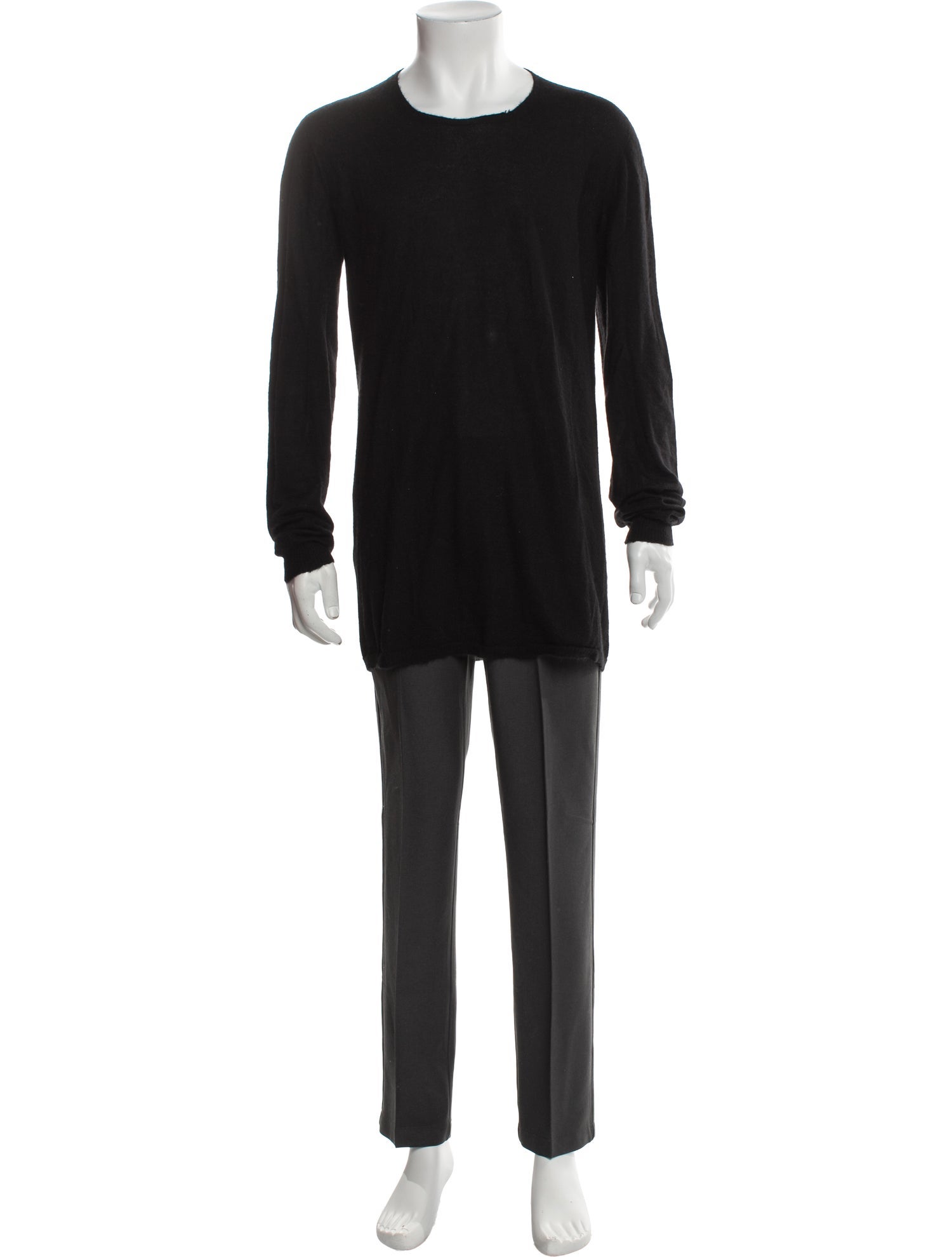 Rick Owens Cashmere Crew Neck Pullover