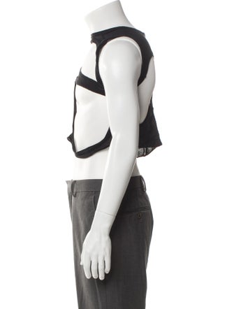 Rick Owens Crew Neck Sleeveless T-Shirt
