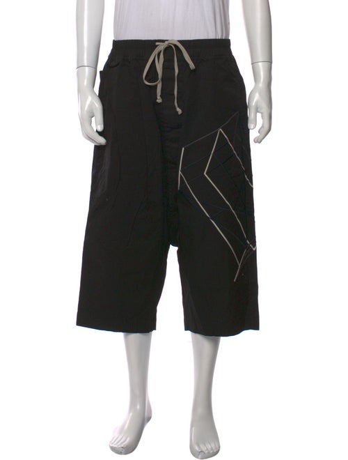 Rick Owens Printed Flat Front Shorts