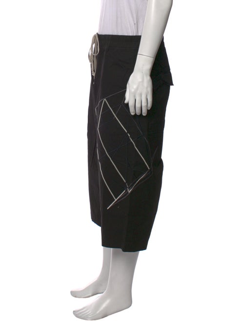 Rick Owens Printed Flat Front Shorts