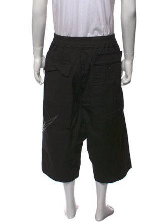 Rick Owens Printed Flat Front Shorts