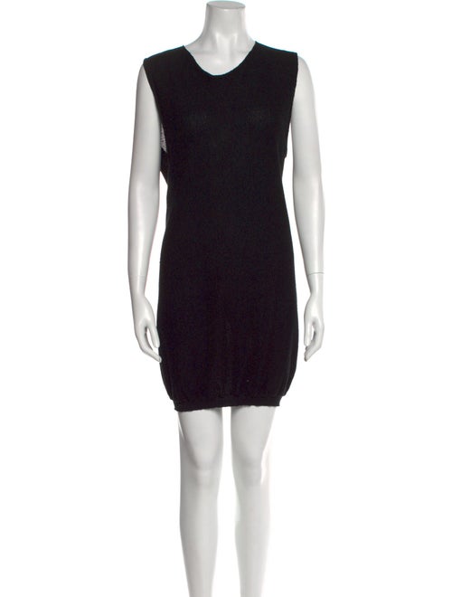 Rick Owens Scoop Neck Mini Dress
