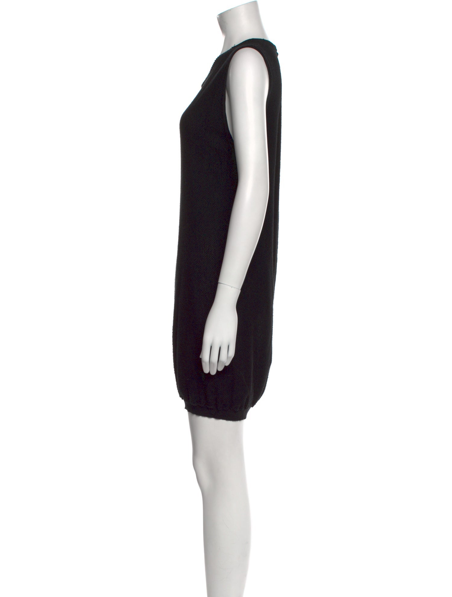 Rick Owens Scoop Neck Mini Dress