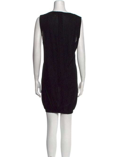 Rick Owens Scoop Neck Mini Dress