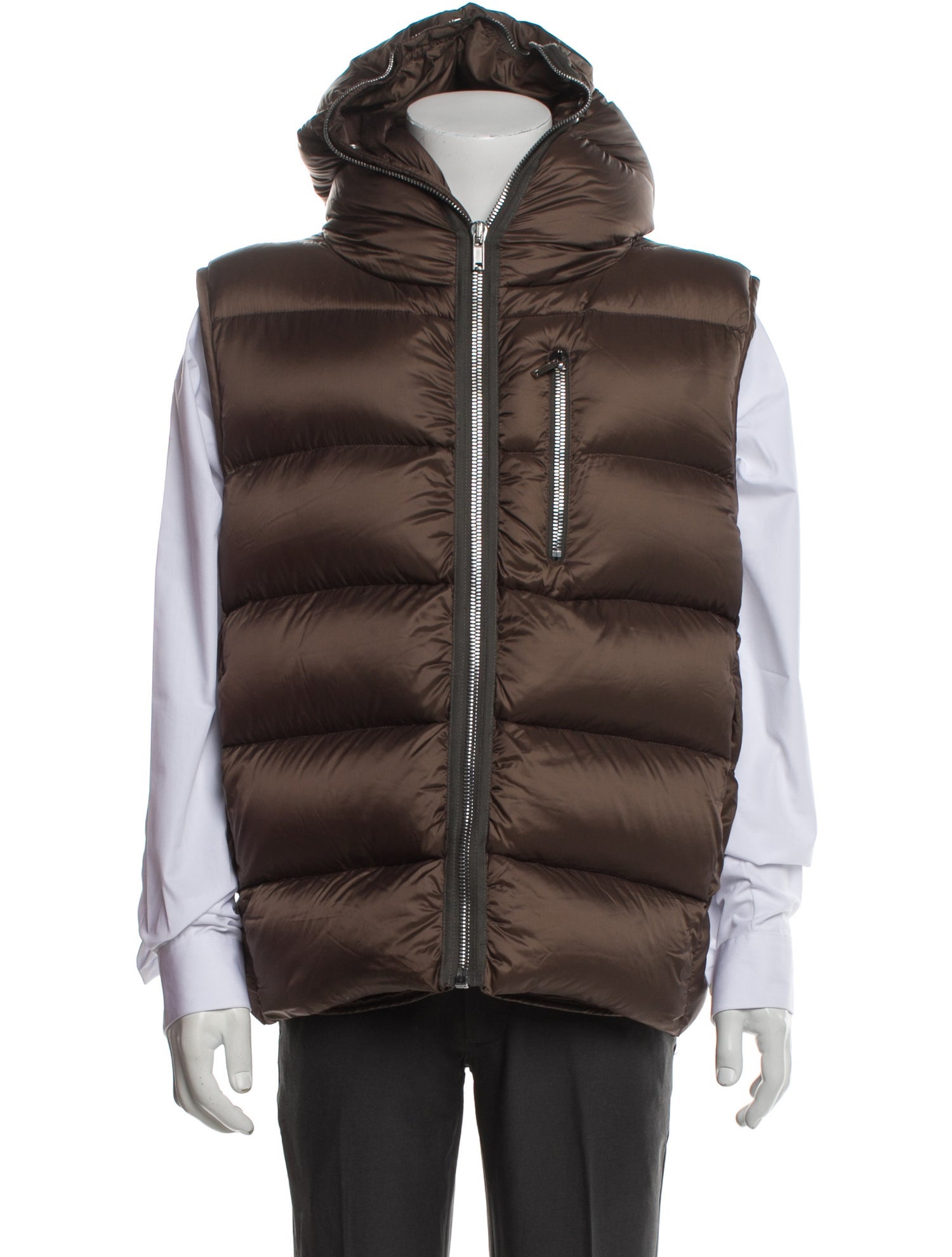 Rick Owens 2022 'Strobe' Gimp Vest Puffer Coat