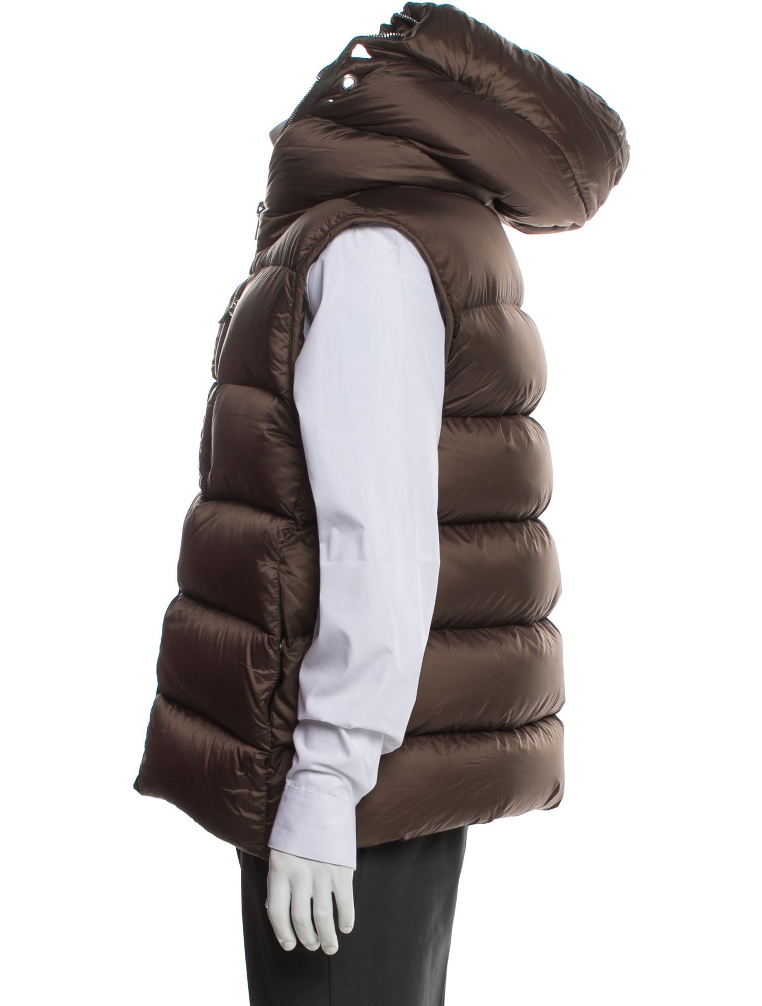 Rick Owens 2022 'Strobe' Gimp Vest Puffer Coat