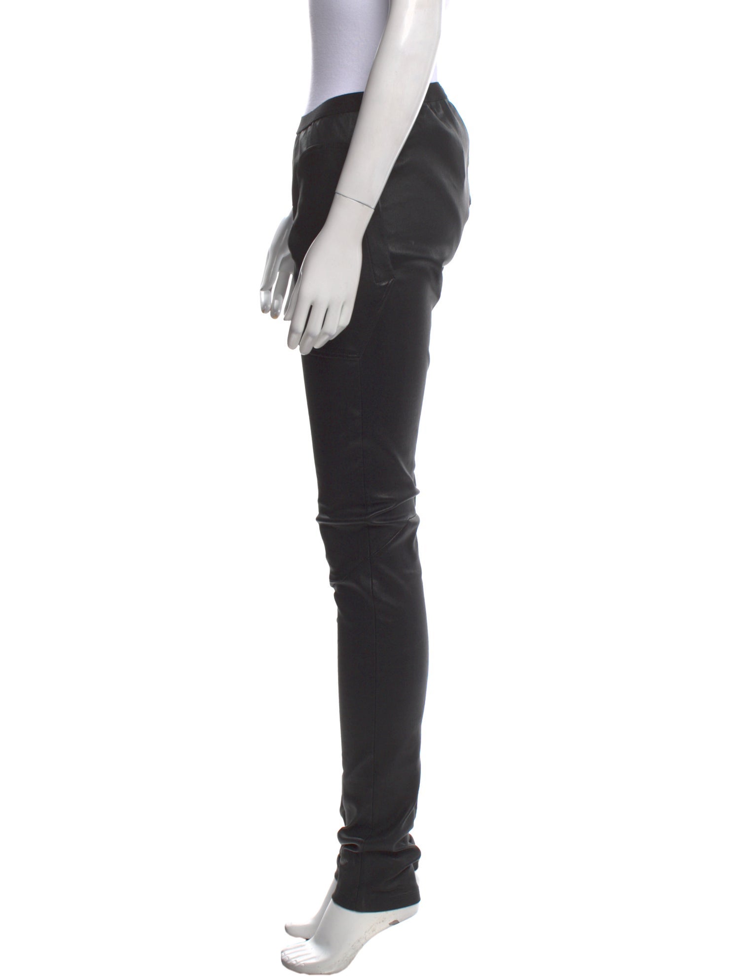 Rick Owens Lamb Leather Skinny Leg Pants w/ Tags