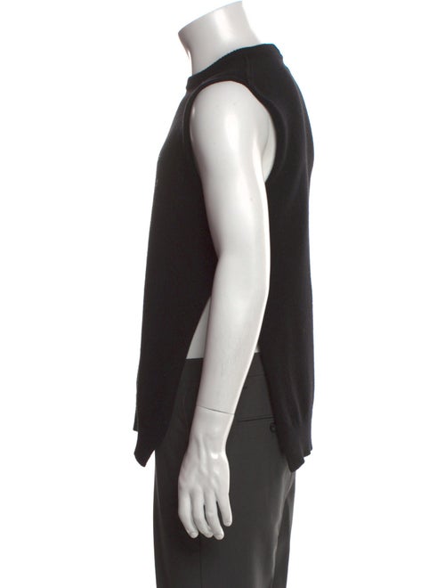 Rick Owens Cashmere Graphic Print Sweater Vest