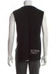 Rick Owens Cashmere Graphic Print Sweater Vest