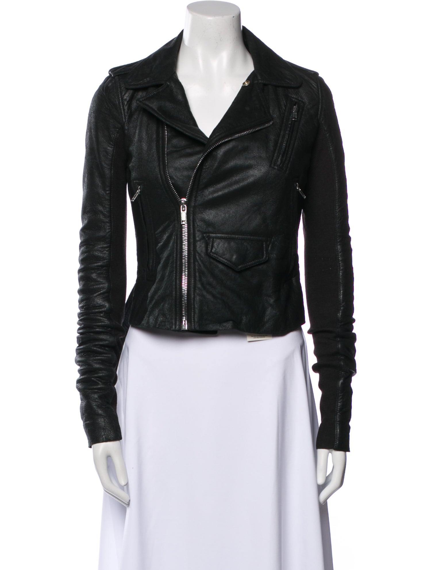 Rick Owens Leather Biker Jacket