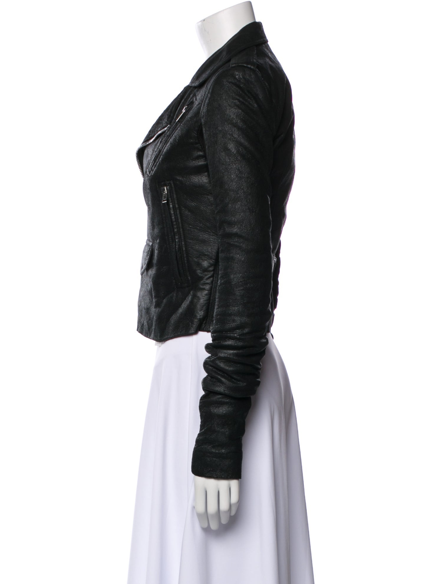 Rick Owens Leather Biker Jacket