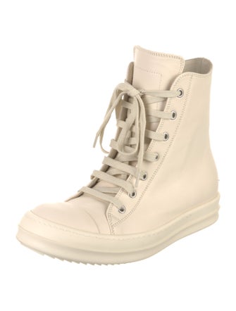 Rick Owens Leather Sneakers