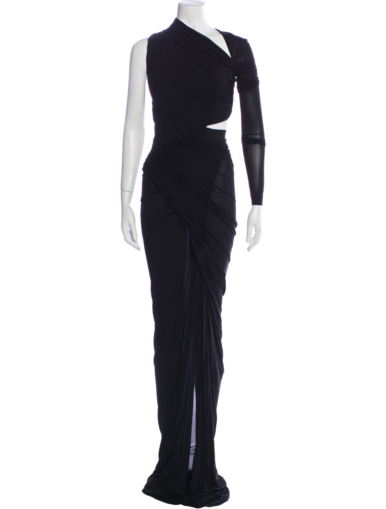 Rick Owens Asymmetrical Long Dress