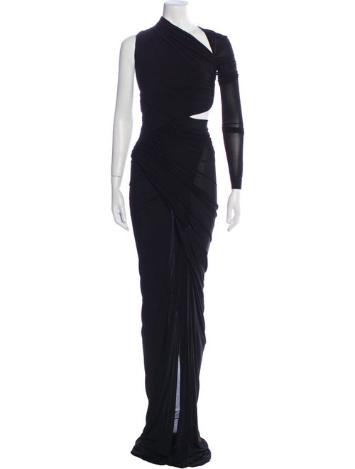 Rick Owens Asymmetrical Long Dress