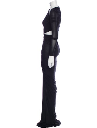 Rick Owens Asymmetrical Long Dress