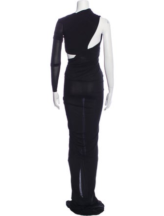 Rick Owens Asymmetrical Long Dress