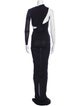 Rick Owens Asymmetrical Long Dress