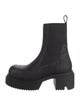 Rick Owens Leather Chelsea Boots