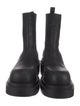Rick Owens Leather Chelsea Boots