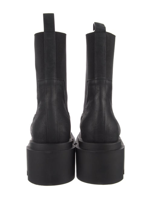 Rick Owens Leather Chelsea Boots