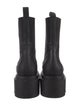 Rick Owens Leather Chelsea Boots