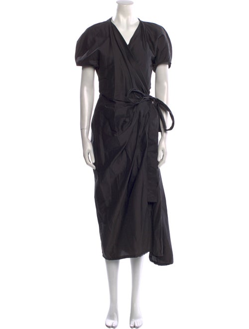 Rick Owens V-Neck Long Dress