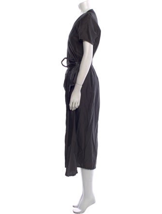 Rick Owens V-Neck Long Dress