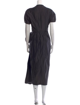 Rick Owens V-Neck Long Dress