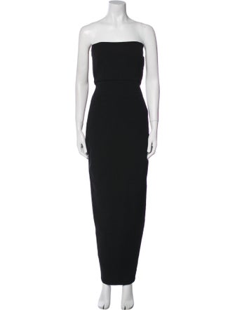 Rick Owens Strapless Long Dress