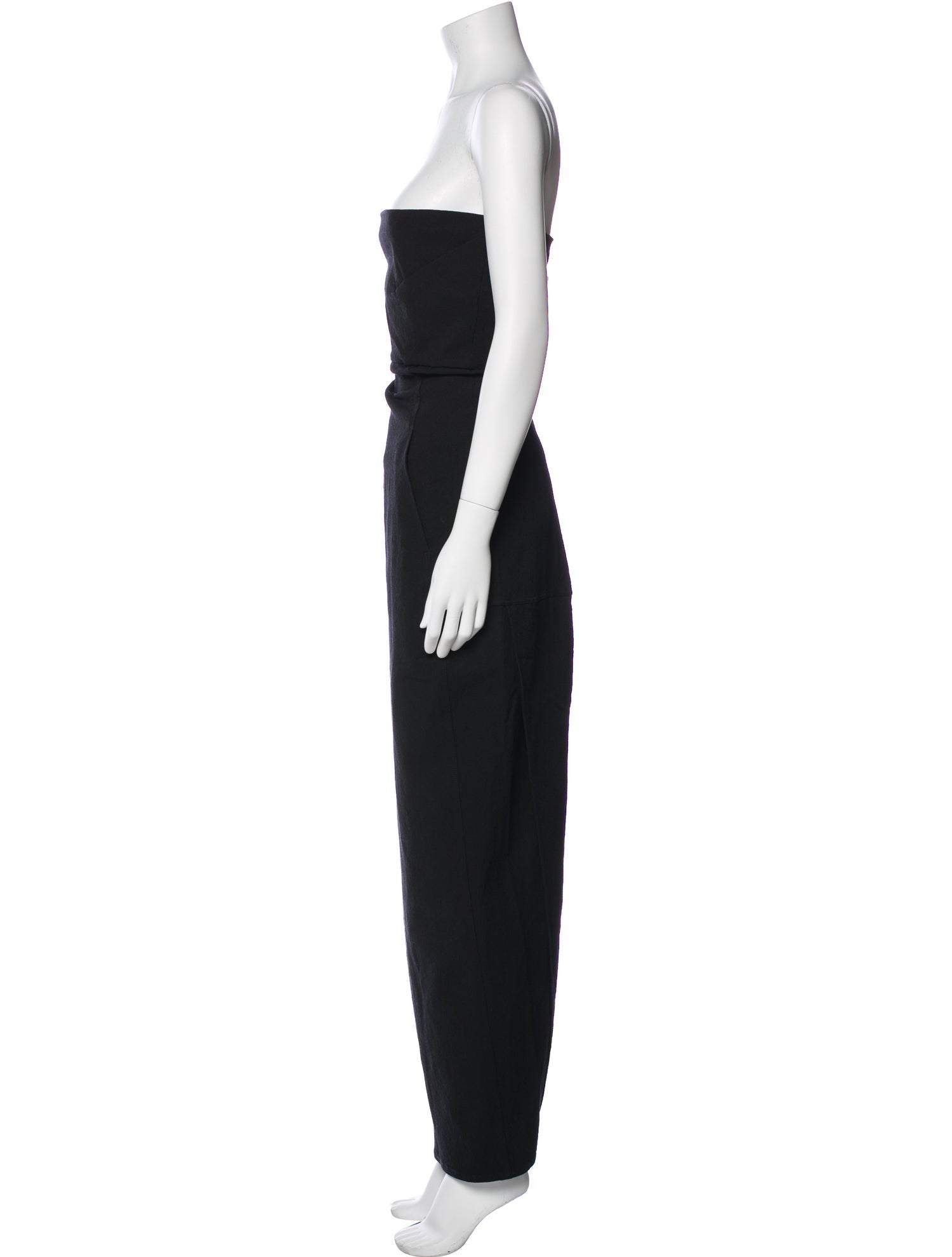 Rick Owens Strapless Long Dress