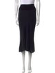 Rick Owens Silk Midi Length Skirt