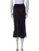 Rick Owens Silk Midi Length Skirt