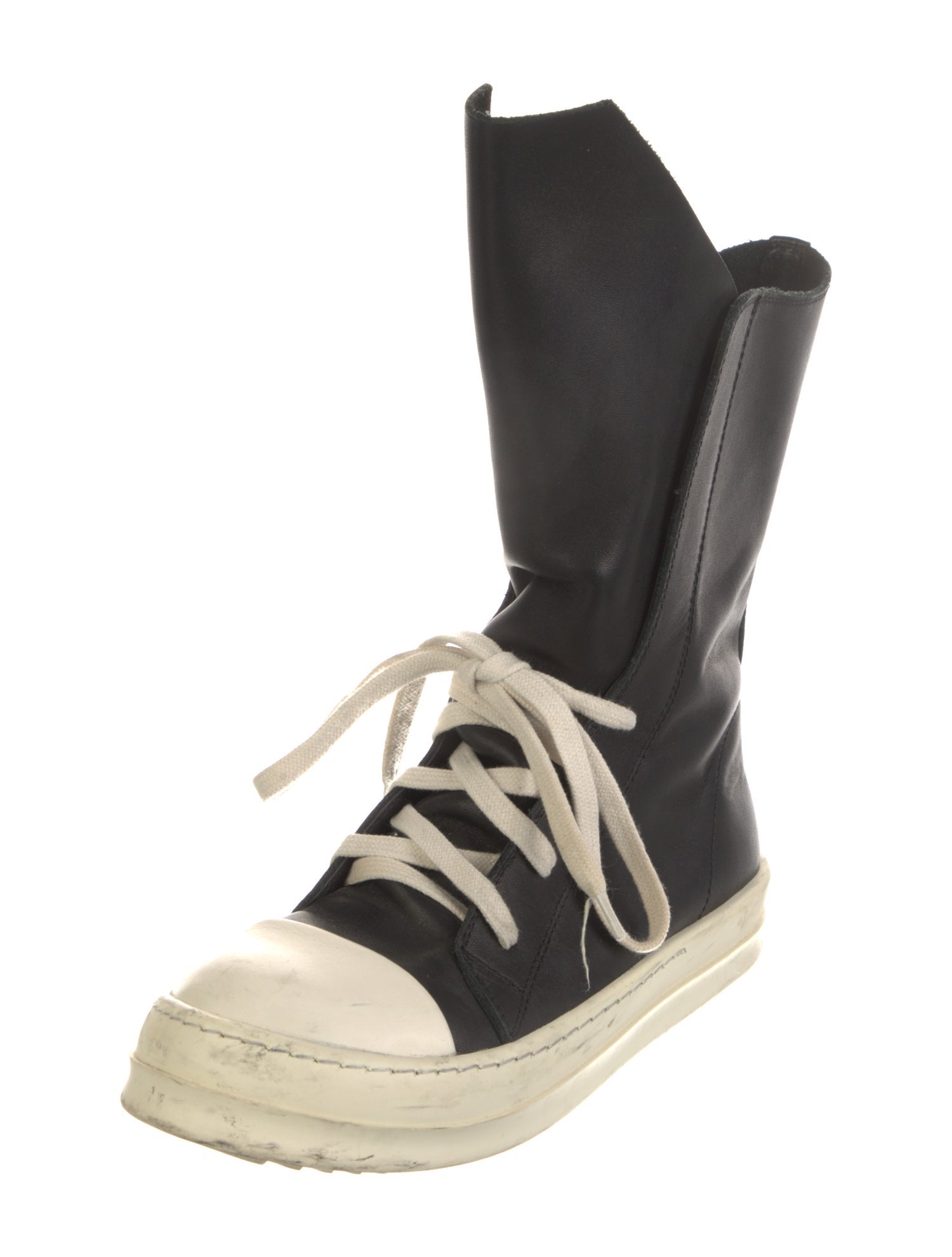 Rick Owens Leather Sneakers