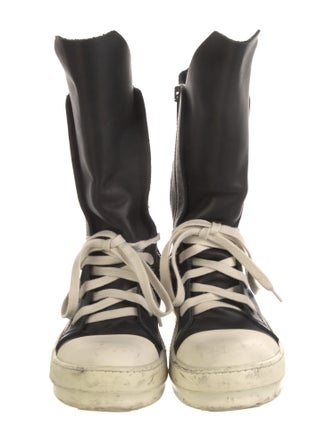 Rick Owens Leather Sneakers