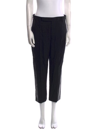 Rick Owens Virgin Wool Straight Leg Pants