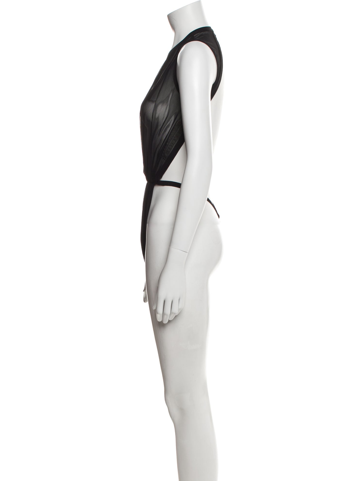 Rick Owens V-Neck Sleeveless Bodysuit w/ Tags
